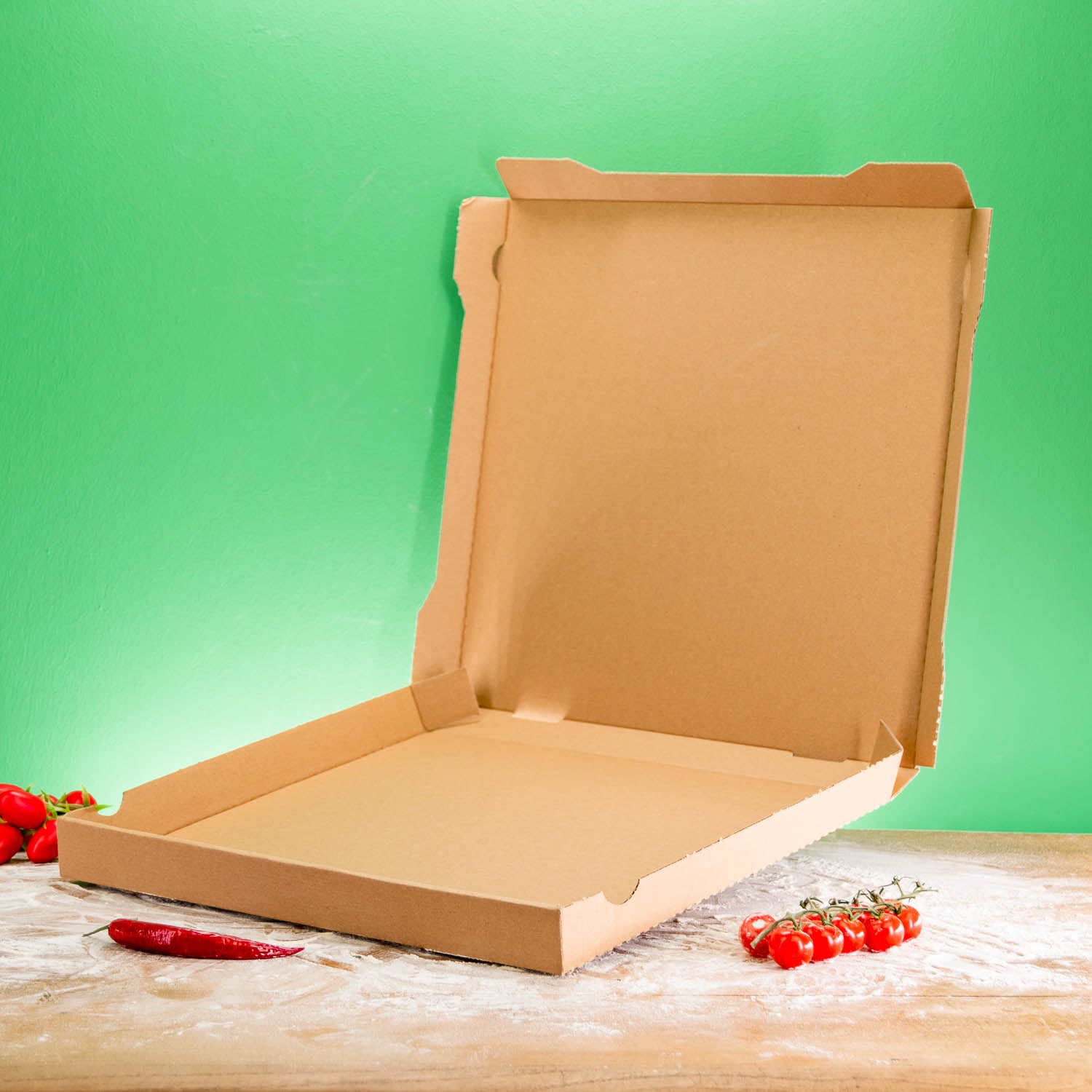 100 Stk. | 40x40x4 cm Pizzakarton individuell personalisiert digital bedruckt - Pizzakarton - buongiusti AG - personalisiert ab 100 Stück