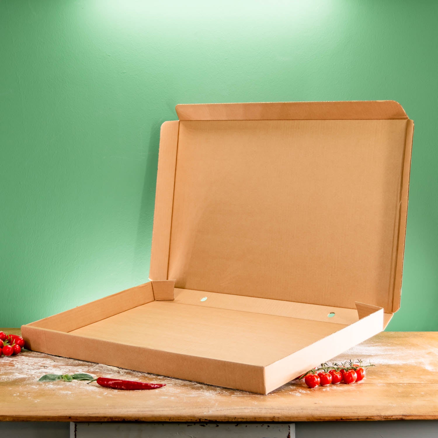 50 piezas 40 x 60 x 5 cm party pizza box neutral – Buongiusti