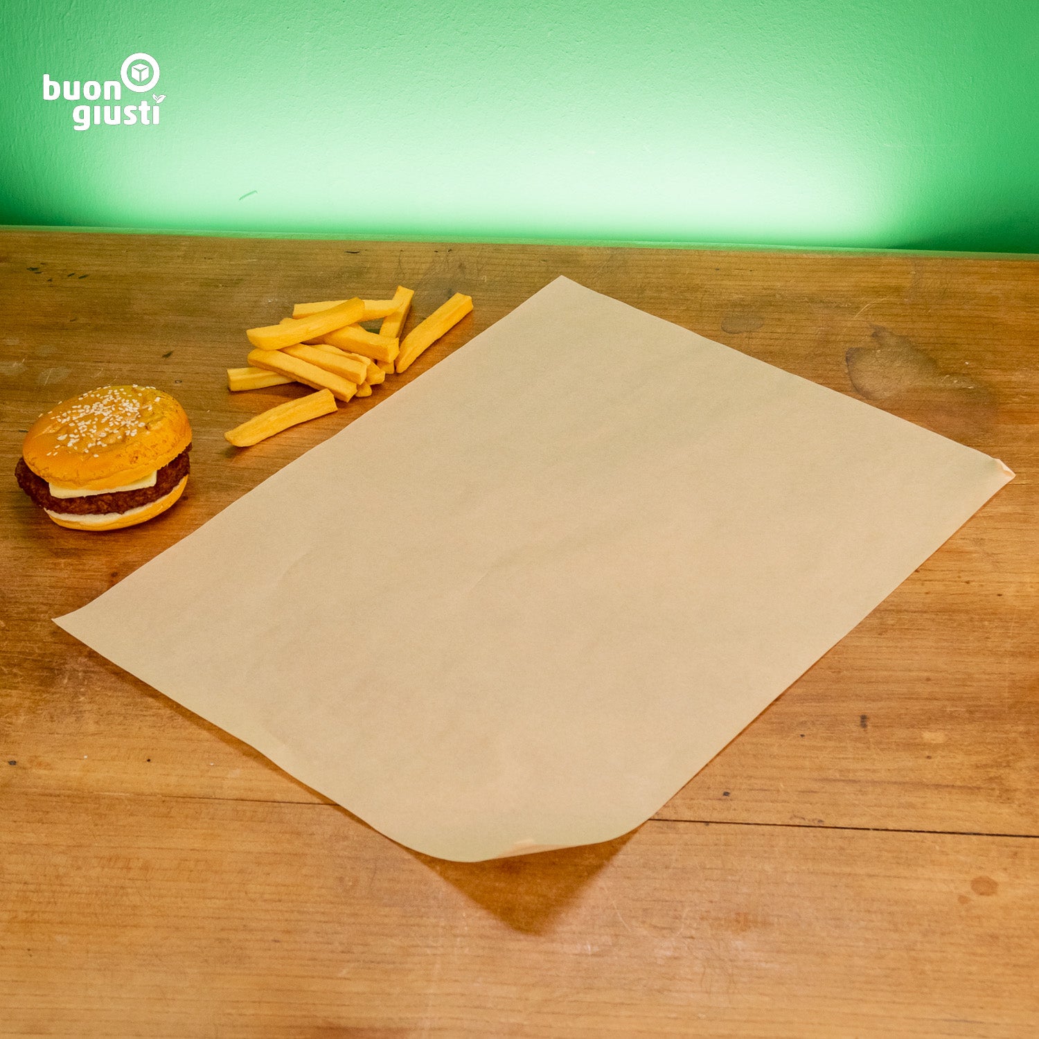 1000x Einschlagpapier Zuschnitte 43 x 33 cm braun - Burger - buongiusti AG - personalisiert ab 100 Stück