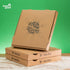 200 Stk. | 26x26x4 cm Pizzakarton Doppel-Kraft "I LOVE PIZZA" Motivdruck - Pizzakarton - buongiusti AG - personalisiert ab 100 Stück